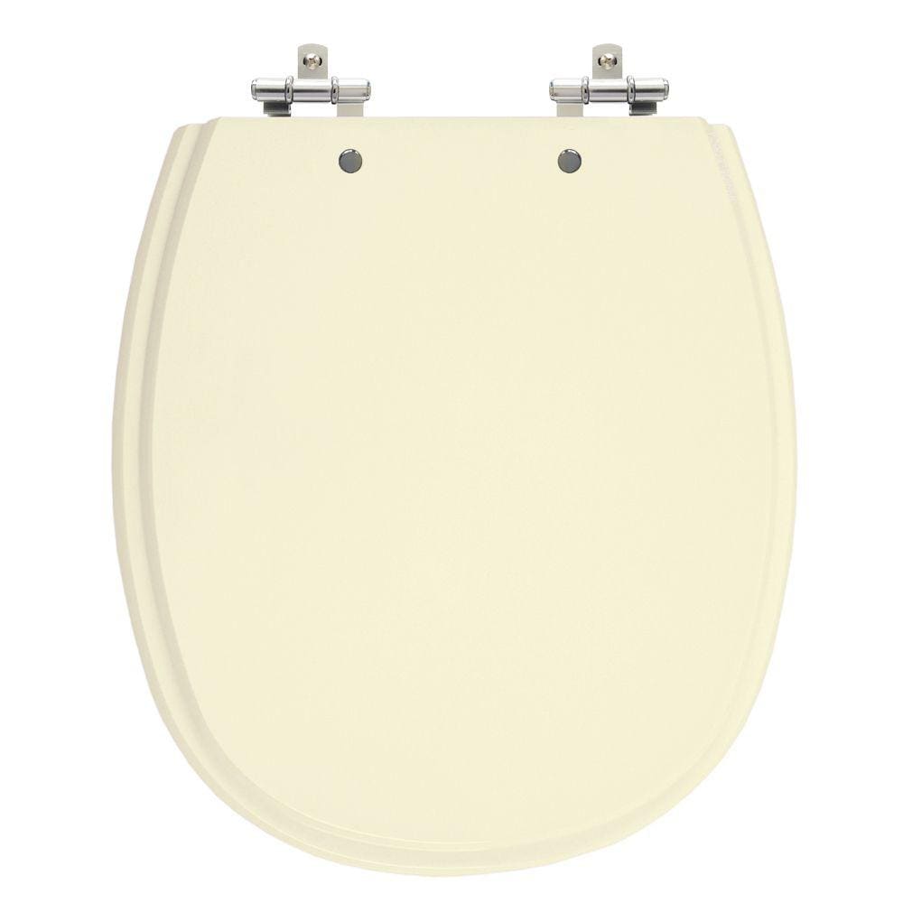 Assento Sanitário Aspen Creme Tampa para Vaso Deca de Madeira Laqueada