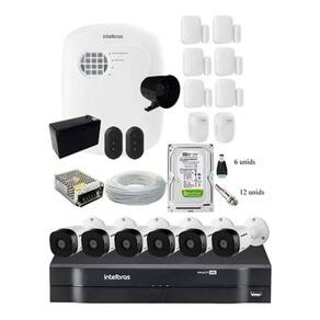 Kit de Alarme Sem Fio Amt 8000 Slim Intelbras - Loja Melhor do Sul