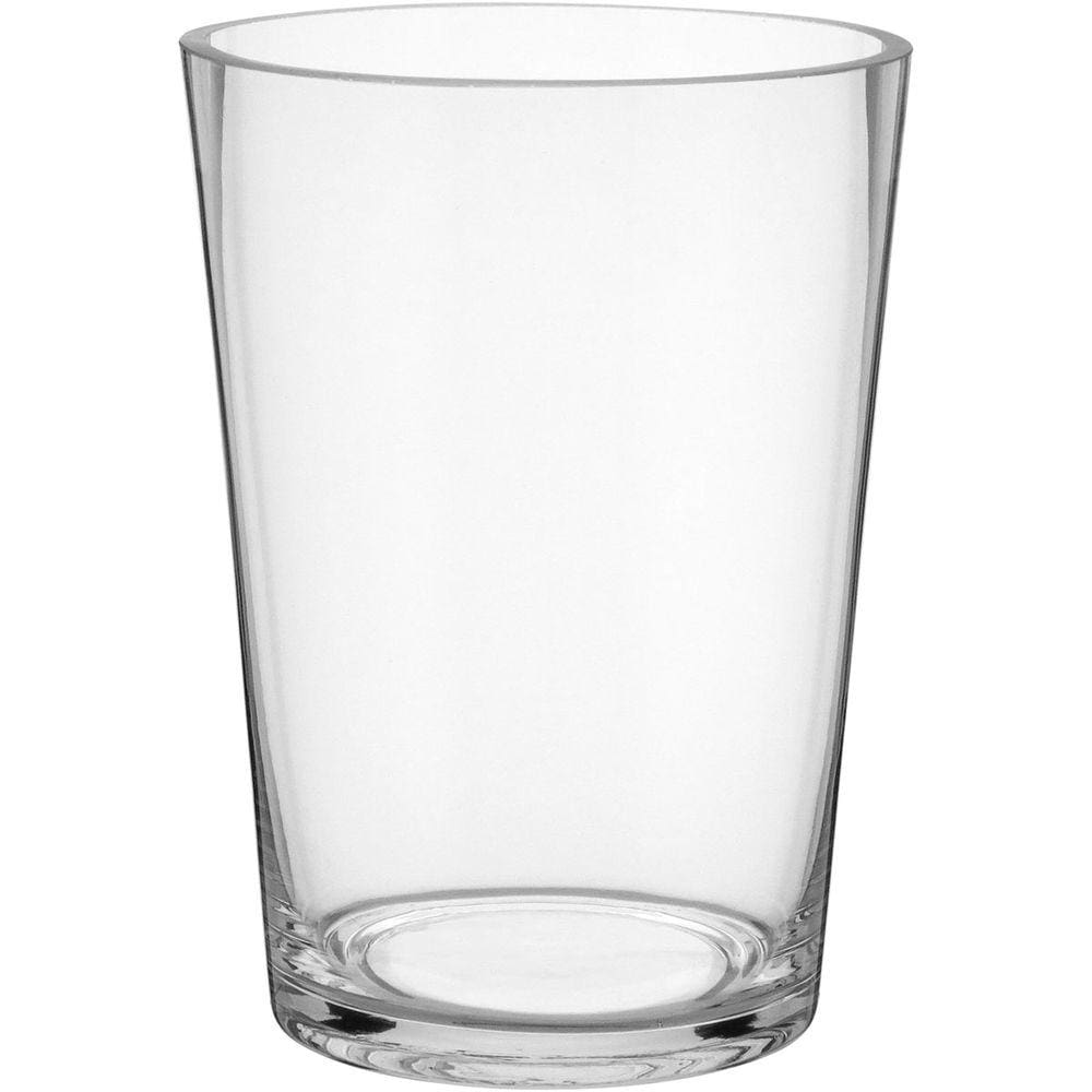 VASO 20x14x14cm VIDRO TRANSP