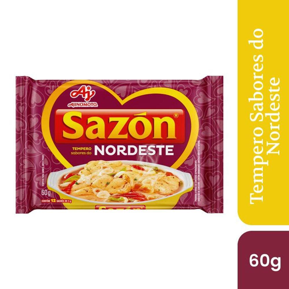 Tempero Em Pó Sazón Sabores Do Nordeste 60g