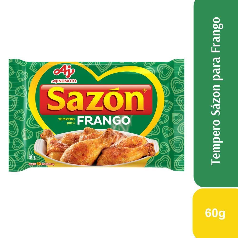 Tempero Em Pó Sazón Sabor Frango 60g