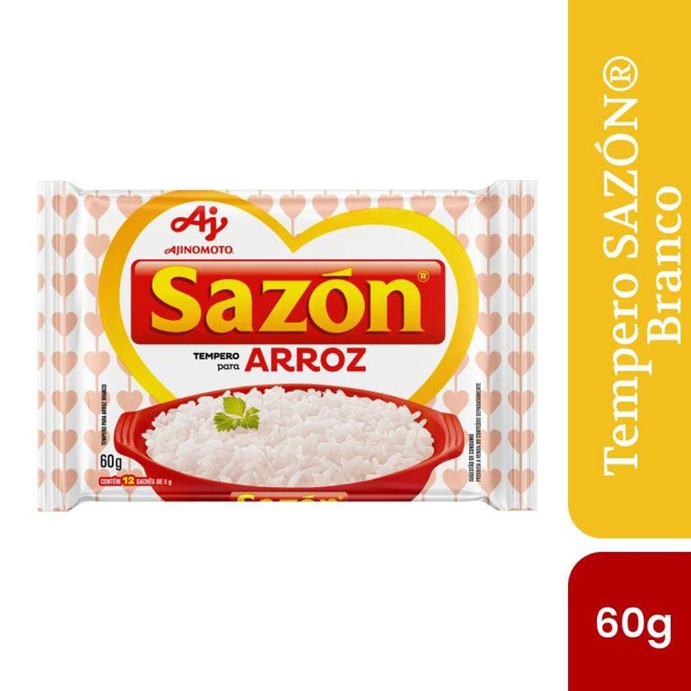 Tempero Em Pó Sazón Para Arroz 60g