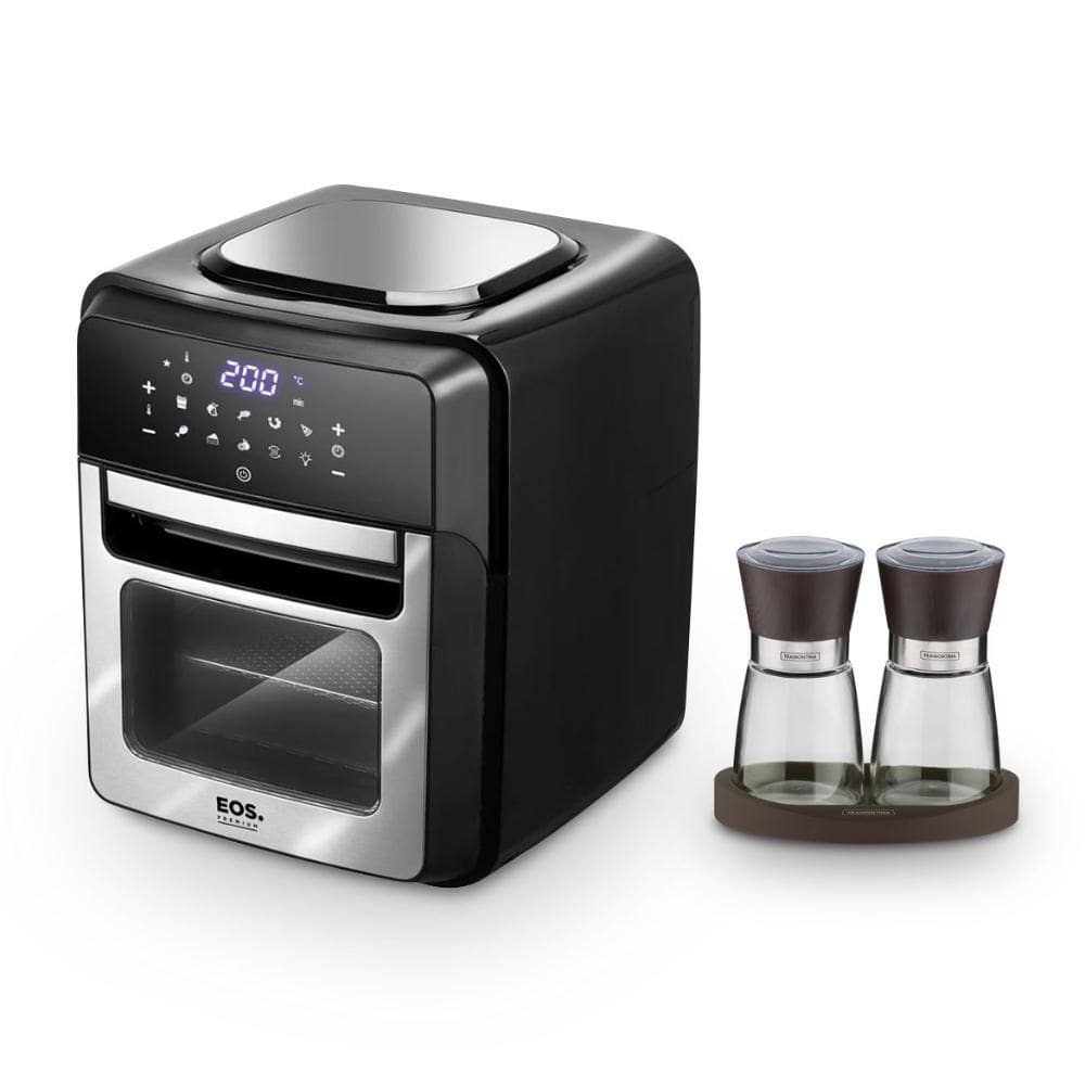 Fritadeira Sem Óleo Air Fryer Toutch Eaf12i 127v Eos Com Moedor Sal e Pimenta Churrasco Tramontina