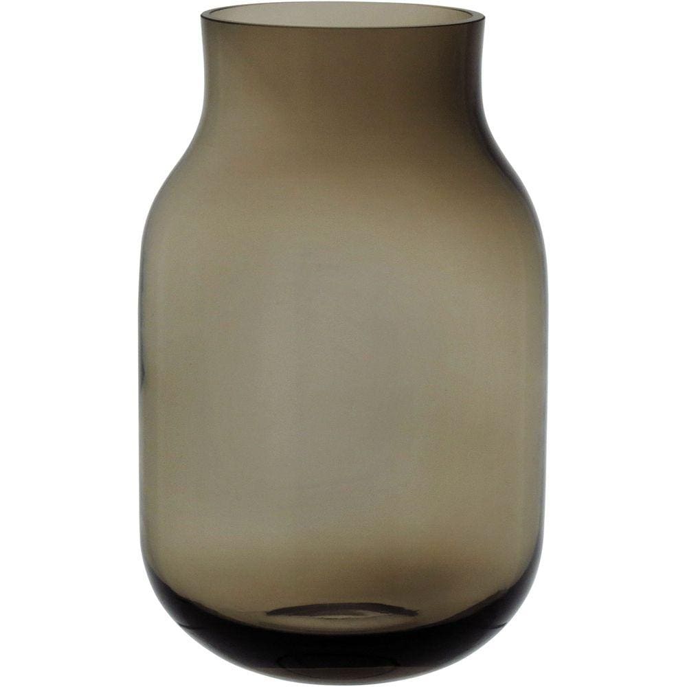 VASO 28x12x12cm VIDRO ÂMBAR