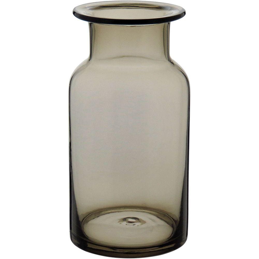 VASO 24x12x12cm VIDRO ÂMBAR