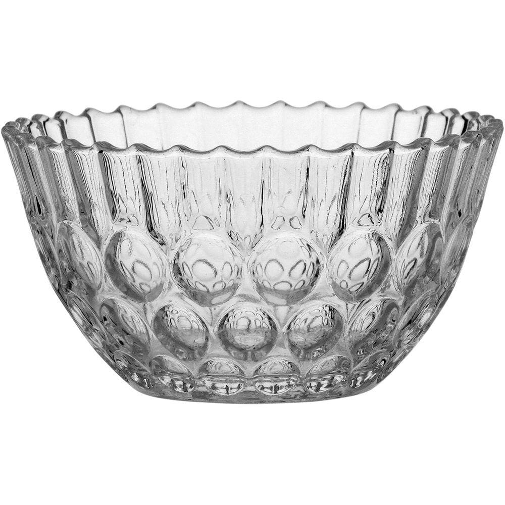 SALADEIRA 6x13x13cm 450ml VIDRO TRANSP 6PÇ