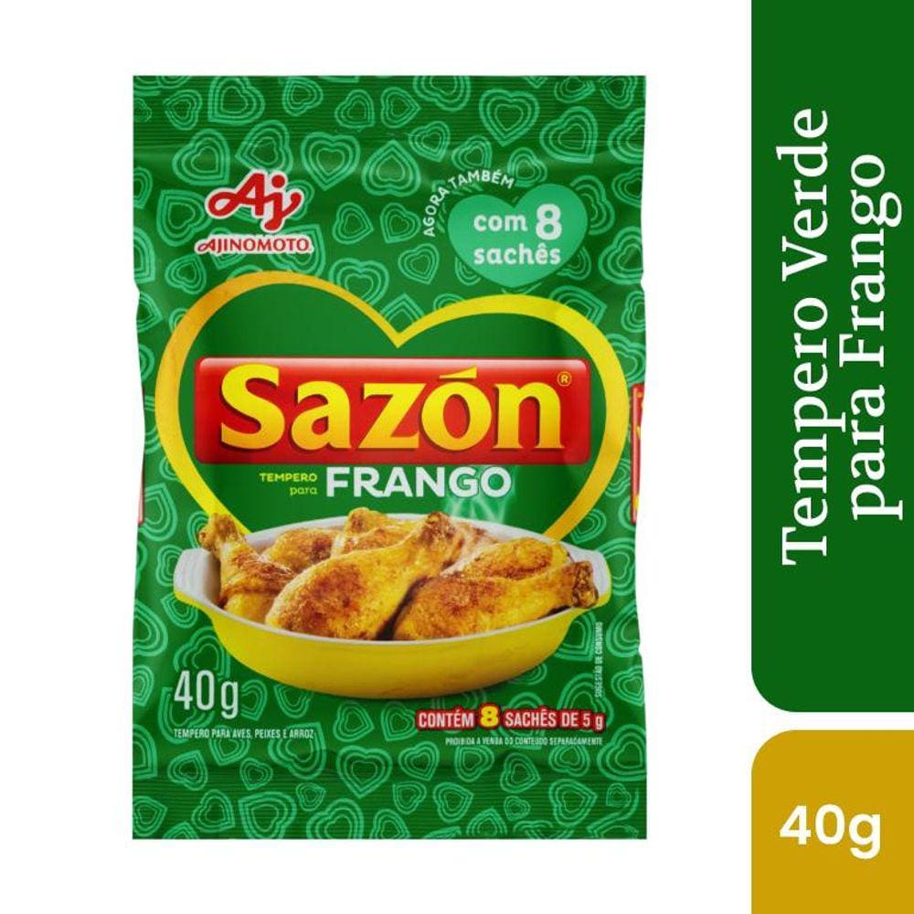 Tempero Em Pó Sazón Sabor Frango 40g