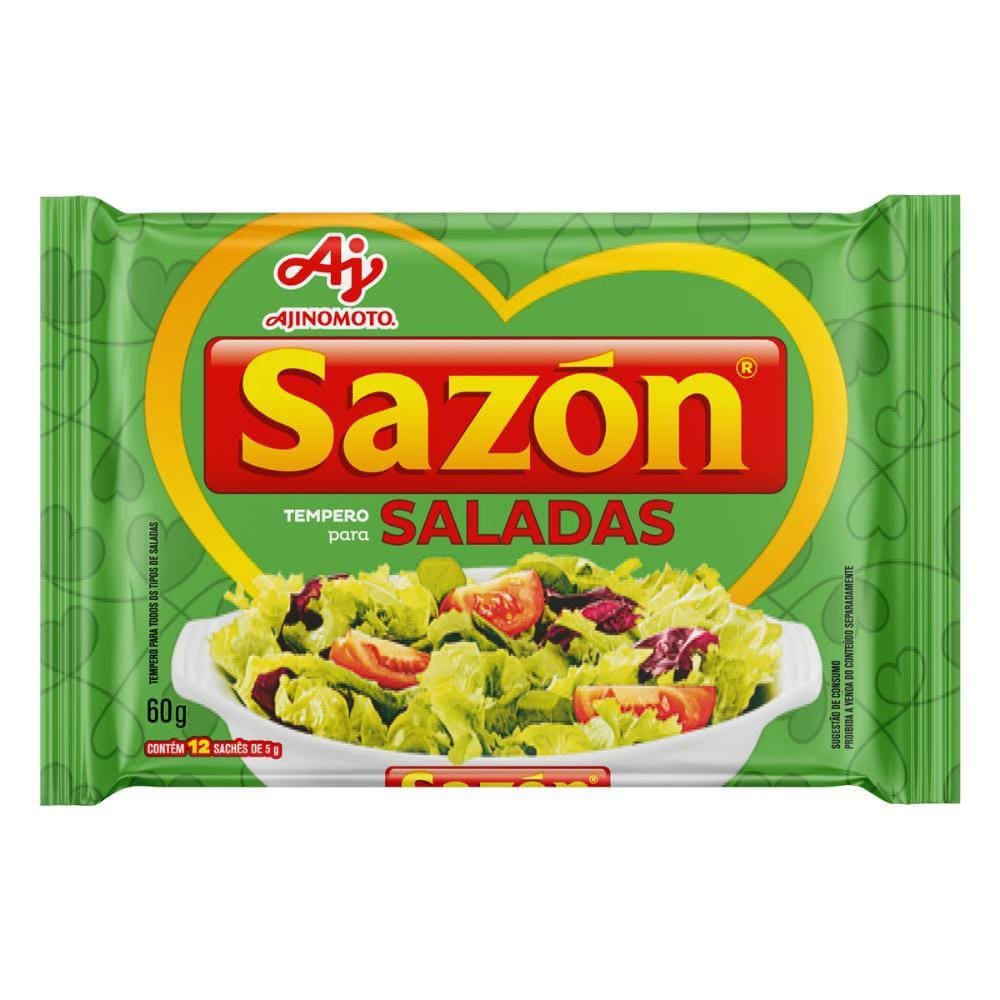 Tempero Em Pó Sazón Para Saladas 60g