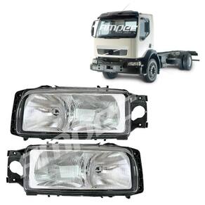 Par Farol Principal Deitado Compatível Volvo Vm 17 23