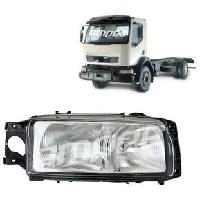 Farol Principal Deitado Compatível Volvo Vm 17 23 Direito