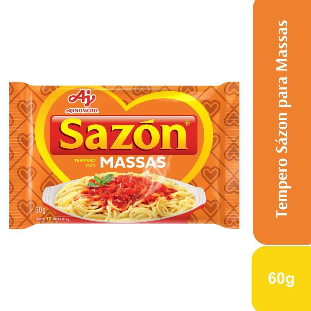 Tempero Em Pó Sazón Para Massas 60g