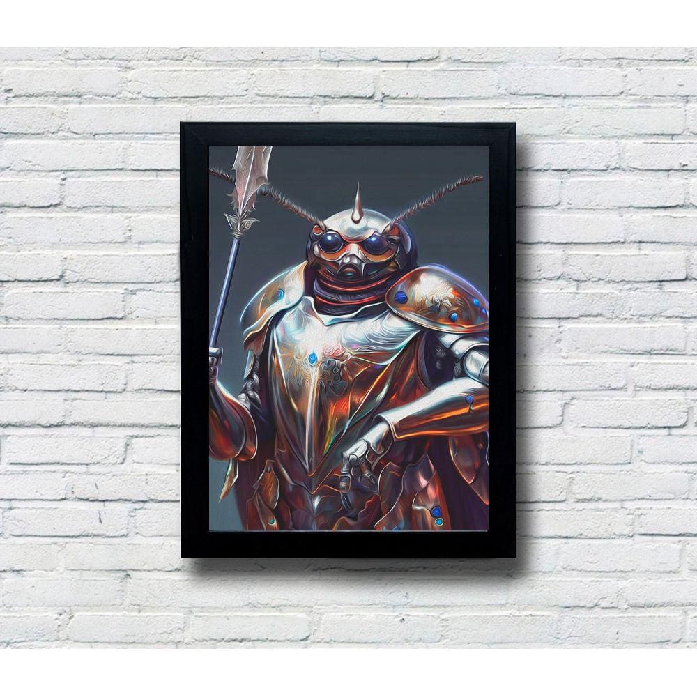 Quadro Decorativo MDF Cavaleiro Besouro