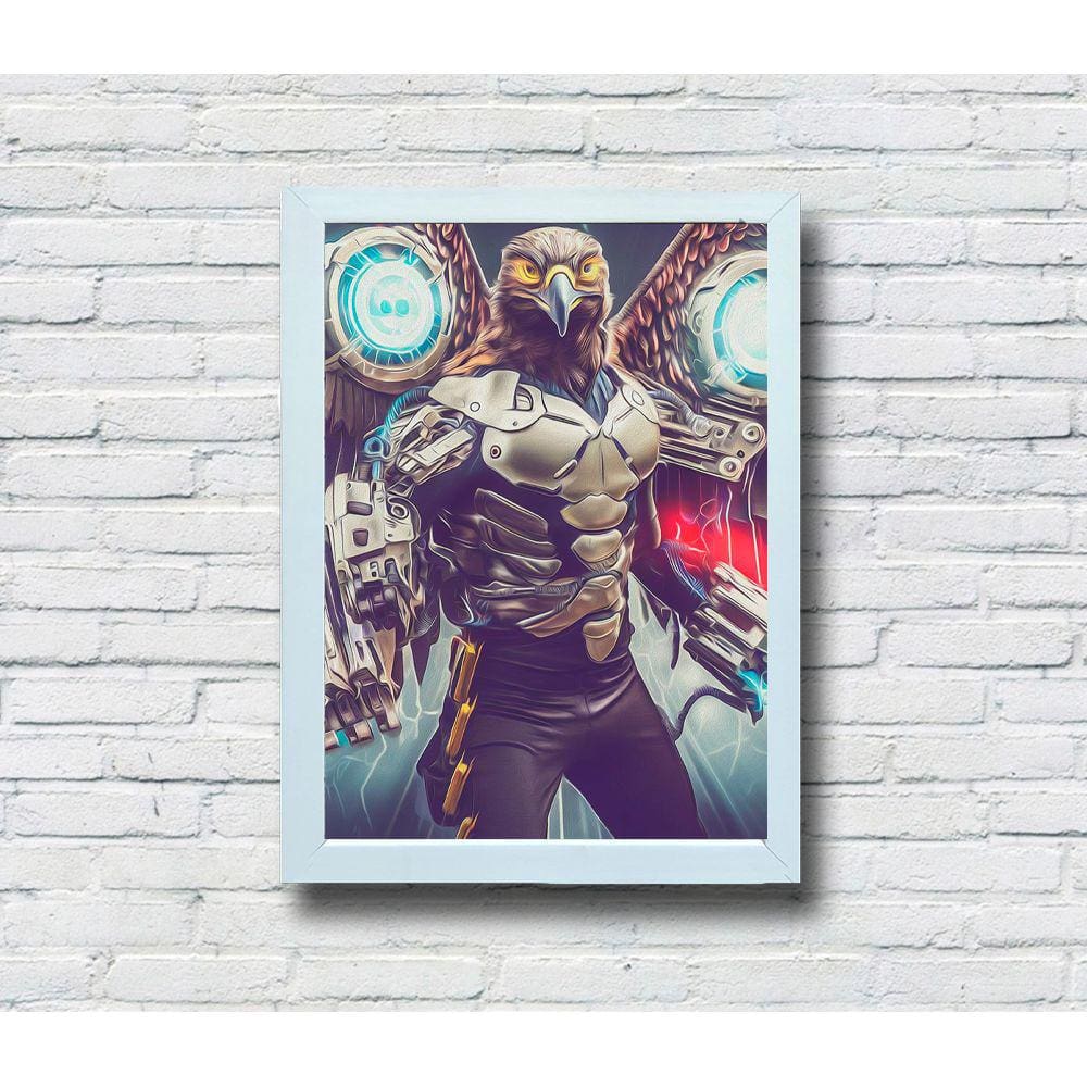 Quadro Decorativo MDF Guerreiro águia