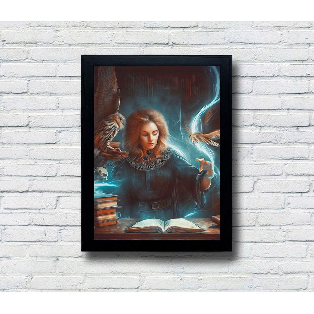 Quadro Decorativo MDF Mulher Feiticeira