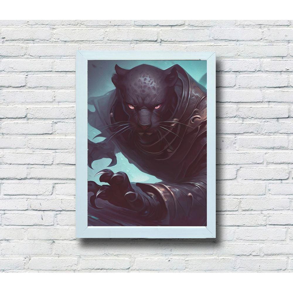 Quadro Decorativo MDF Pantera