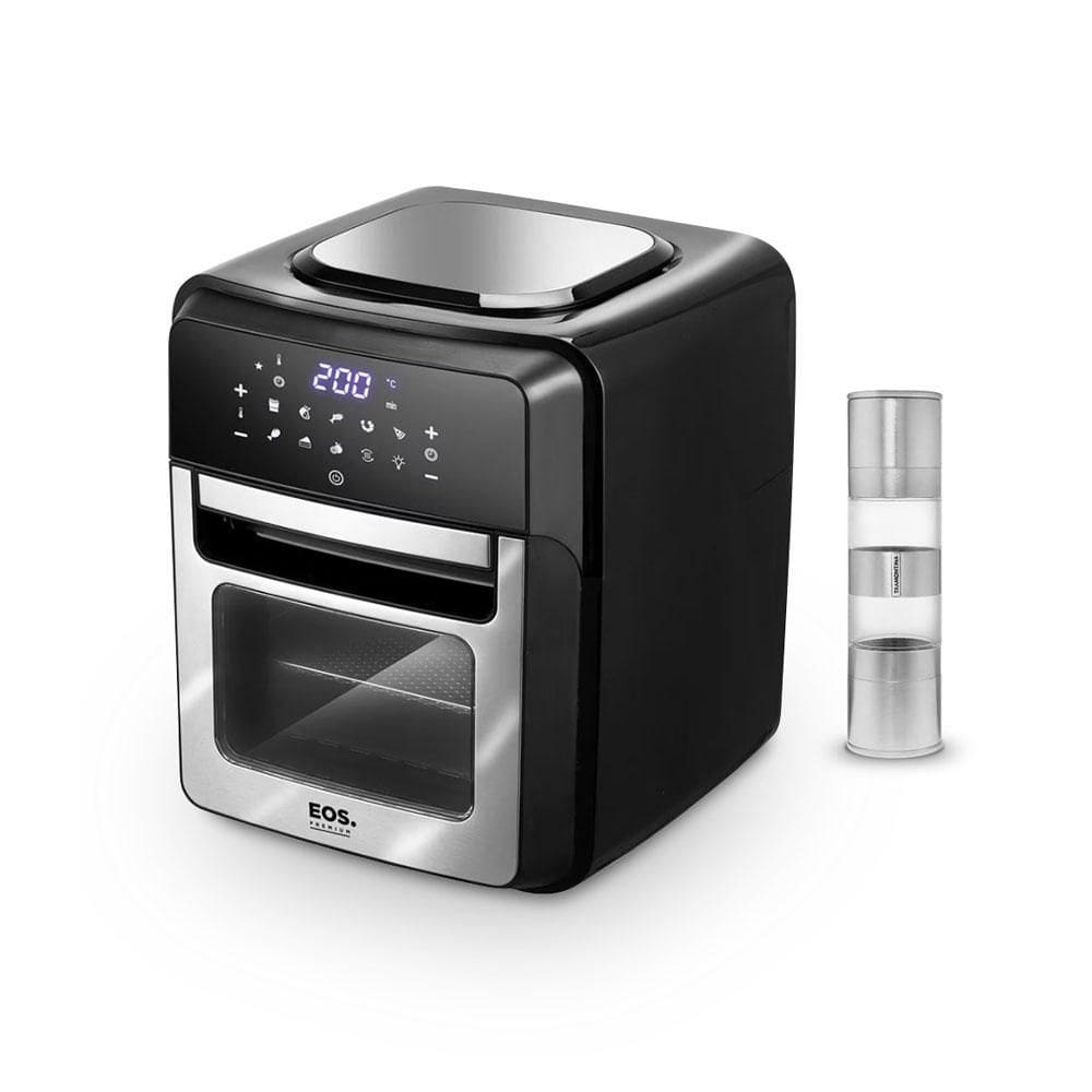 Fritadeira Sem Óleo Air Fryer Toutch Eaf12i 127v Eos Com Moedor Sal e Pimenta Duplo Tramontina