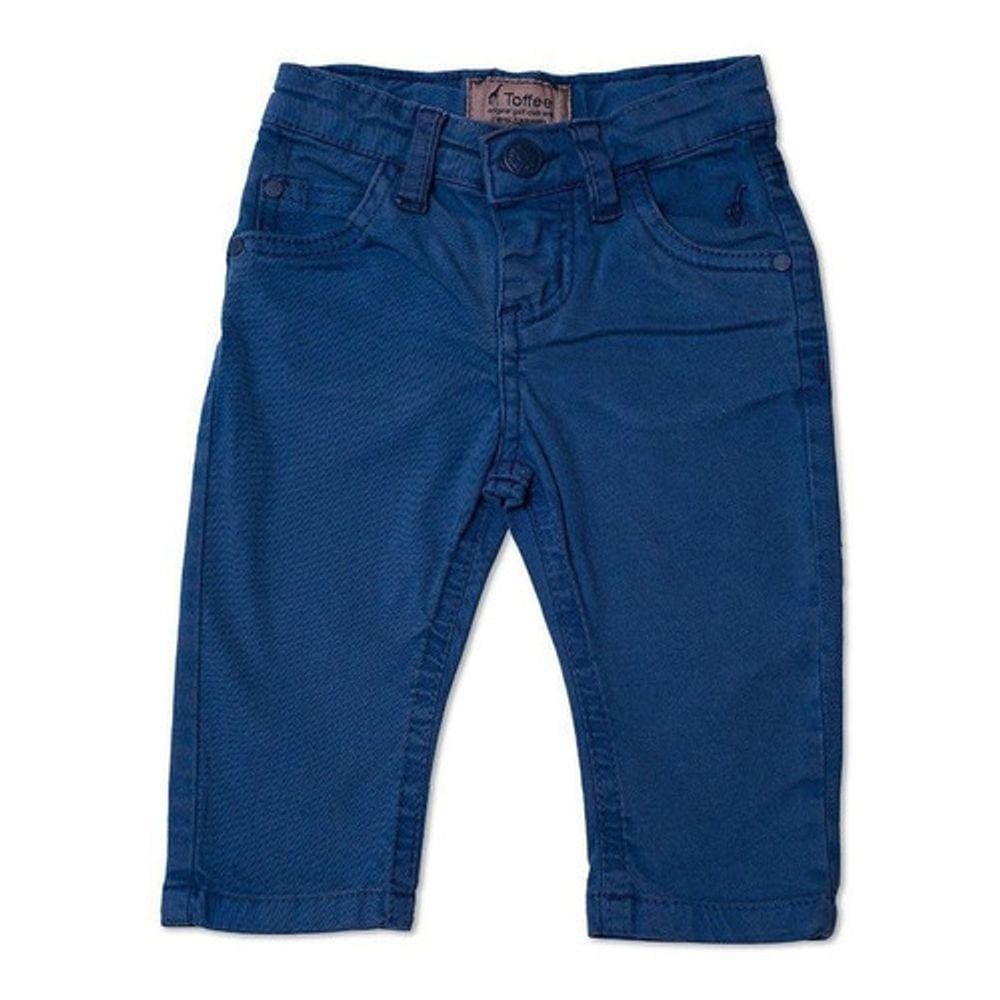 Calça Jeans Infantil Masculina Azul Royal Toffee - 0 a 3 meses