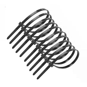 Abraçadeira Plástica Nylon 390 X 4,8Mm Preta 10 Unidades