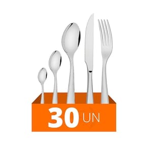 Faqueiro Laguna Com 30 Peças Luxo Totalmente Em Aço Inox Itop - Tramontina