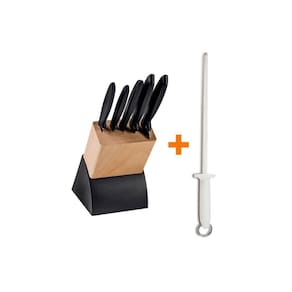 Kit - Faqueiro Plenus 6 Peças + 1 Chaira Estriada 10 Pol Profissional - Tramontina