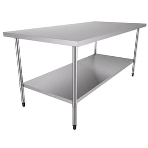 Bancada De Apoio Total Inox 1,80m X 0,70m Bai 1800/700 - Metalcubas