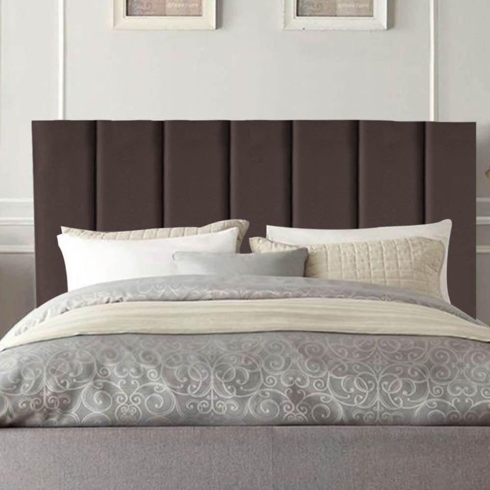 Cabeceira De Cama Casal Box 140 Cm Karla Carla Corino Cor:marrom