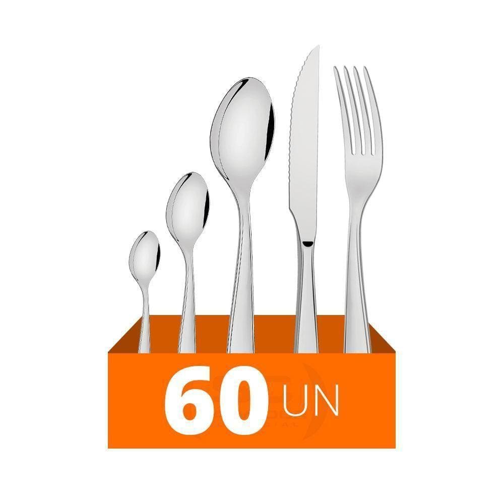 Faqueiro Laguna Com 60 Peças Luxo Totalmente Em Aço Inox Itop - Tramontina