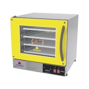 Forno Turbo Elétrico Fast Oven Prp-004 Plus Amarelo - Progas Digital 220v 220v