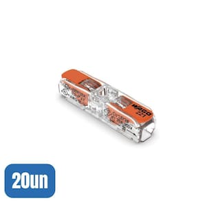20 Emendas Inline Reta 2 Vias 0,25-4,0mm 221-2411 - Wago