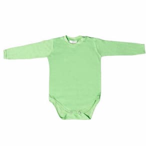 Body Manga Longa Mini Mix GBaby Cor Verde - G