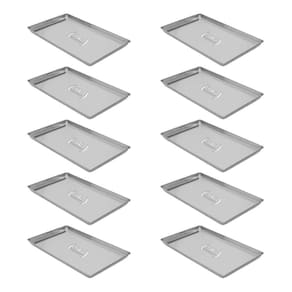 Kit - 10 Formas Assadeiras Estampada Alumínio Biscoito 60 X 40 X 2 - Imeca