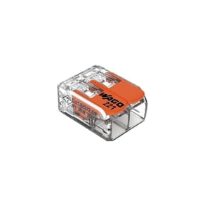 3 Conectores Automáticos Até 6,0mm 2 Polos 41a 221-612 - Wago