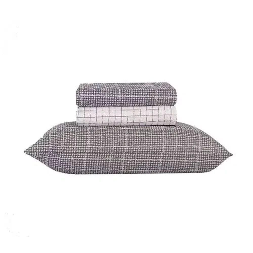 Jogo de Cama Queen Duplo Sultan Realce Premium Oliver 4 Peças ( 2 Lençois + 2 Fronhas )