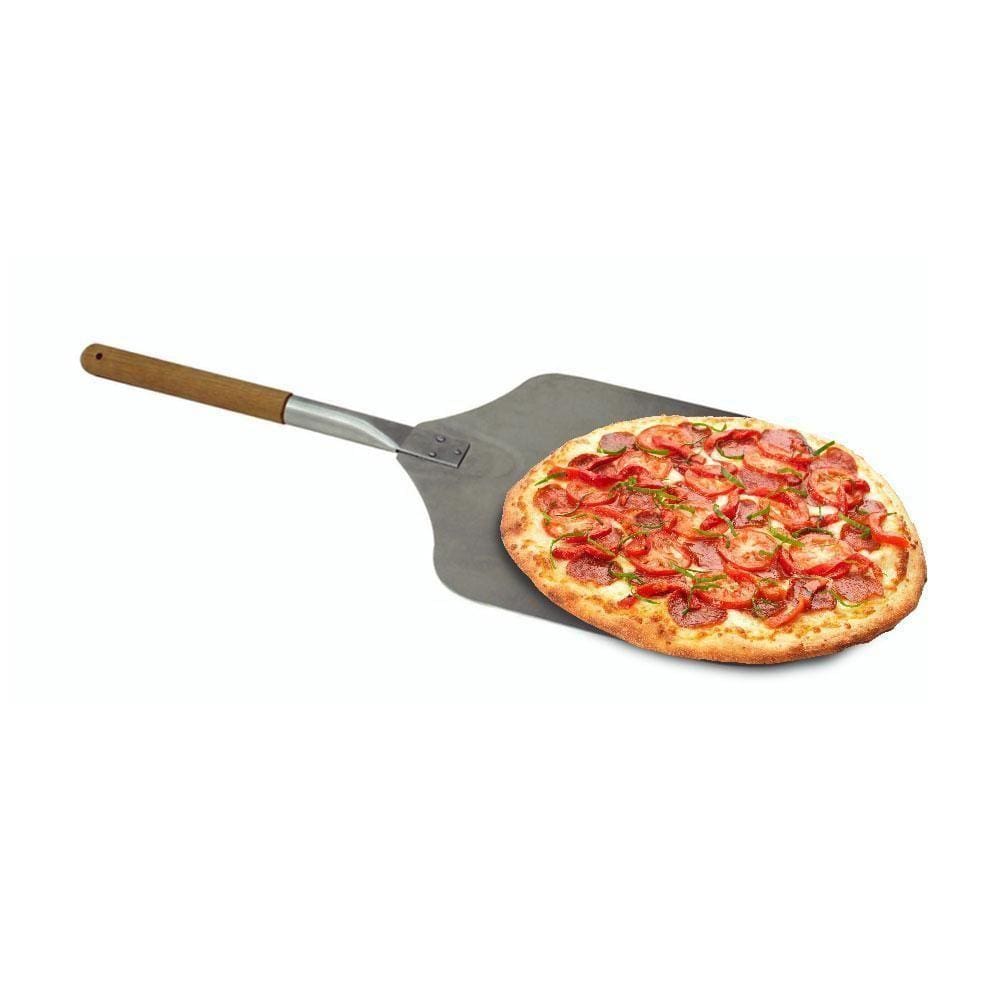Pá Para Pizza Em Metal Profissional Pizzarias Acabamento Natural E Cabo Curto Madeira - Tramontina