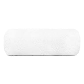 Manta Microfibra Flannel Floral Lady Branco Appel Solteiro