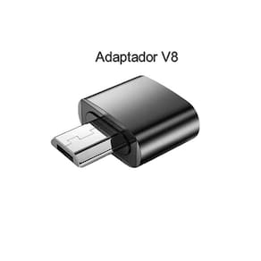 Adaptador USB (F) V8 (M)  para Conectar Pendrive no Celular