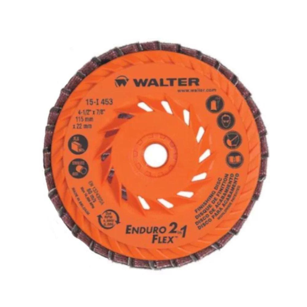 Disco de Inox Endflex G40 c/ Rosca 4.1/2xM14 Walter