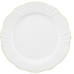 Jogo Pratos para Sobremesa 23cm 6un Soleil Vitória Fio Dourado Oxford