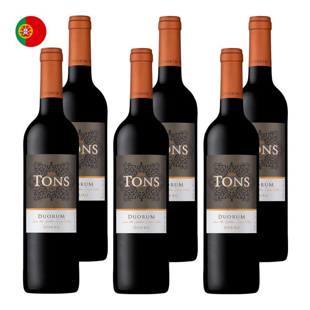 Kit 6 Vinhos Tons de Duorum Tinto Portugal 750ml