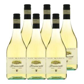 Kit 6 Vinhos Frascati San Marco Branco Itália 750ml