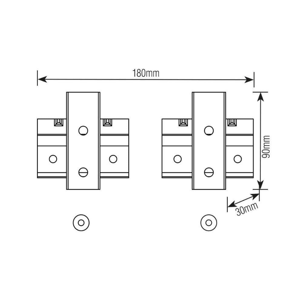 Suporte Para Tv Preto Led/lcd/plasma 10-85\" Sbrub758 - Brasforma