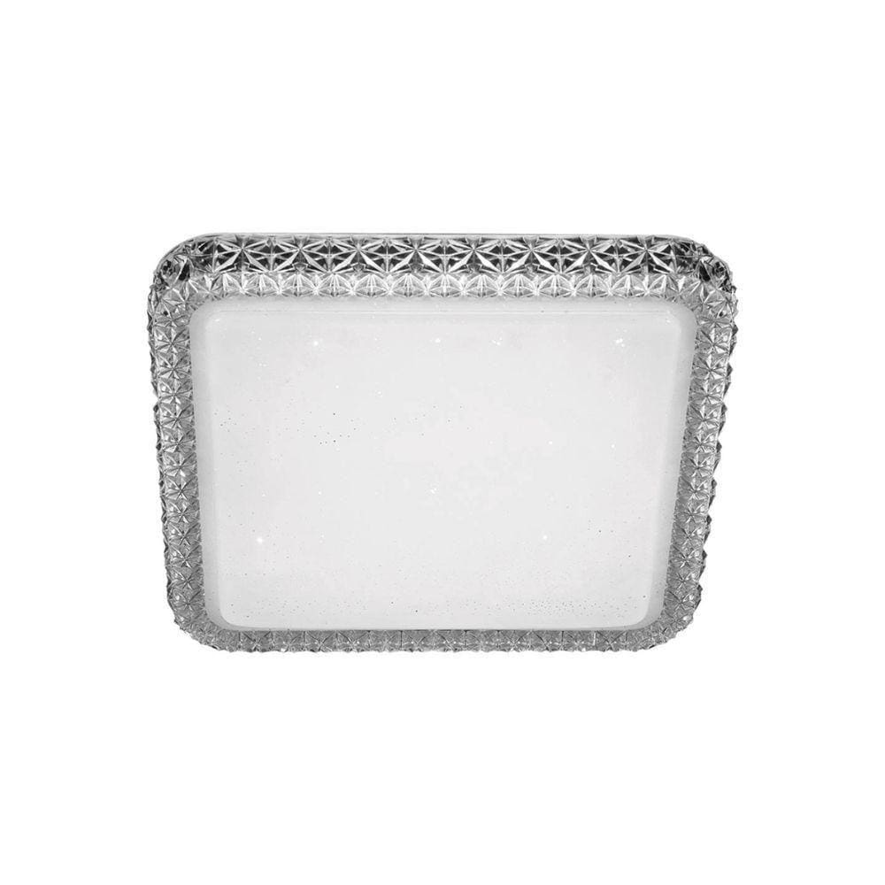 Plafon Shine Quadrado 280mm Acrílico Liso 18w 3 Toques - Blumenau