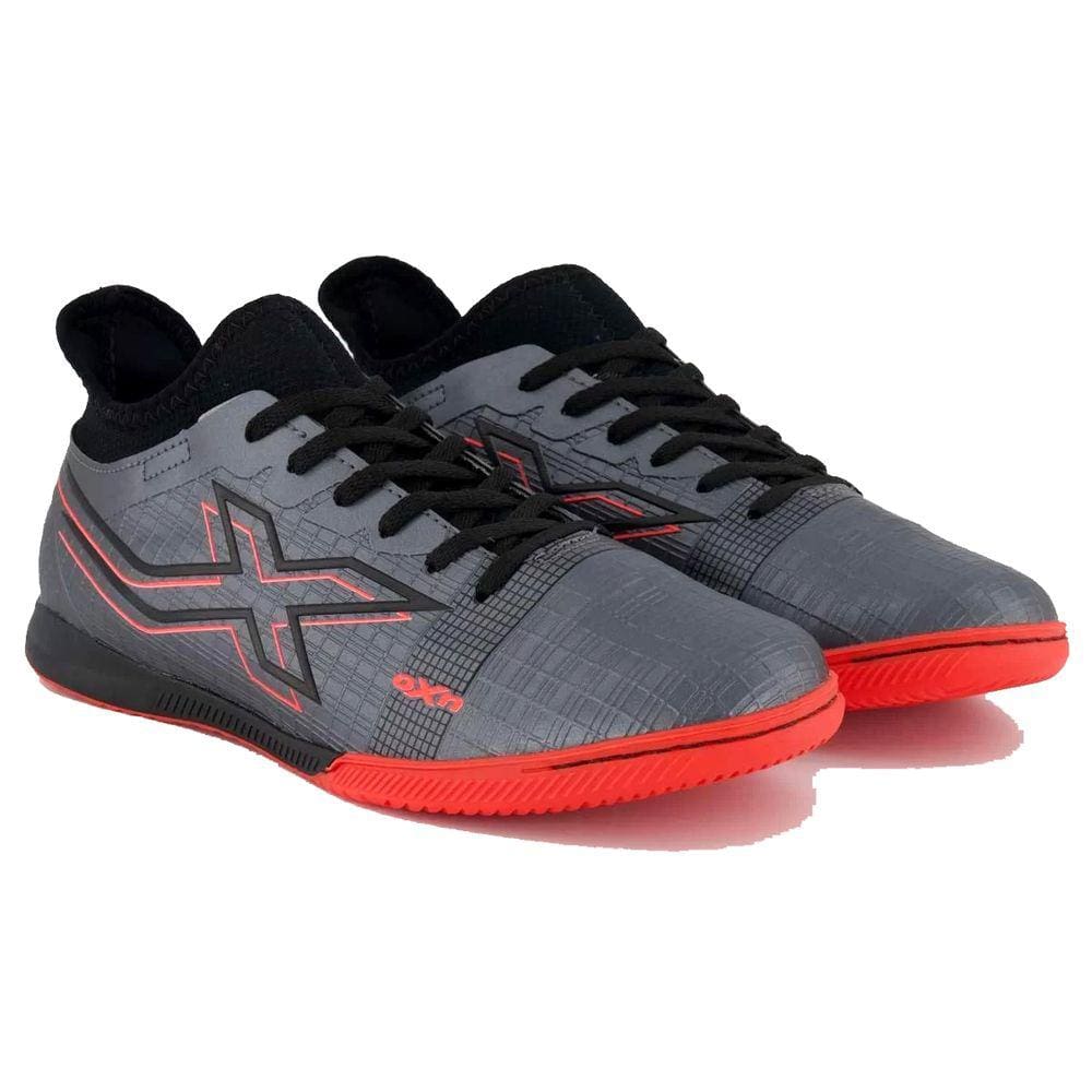 Chuteira Futsal Oxn Velox 4 Neo Masculina - Grafite e Coral