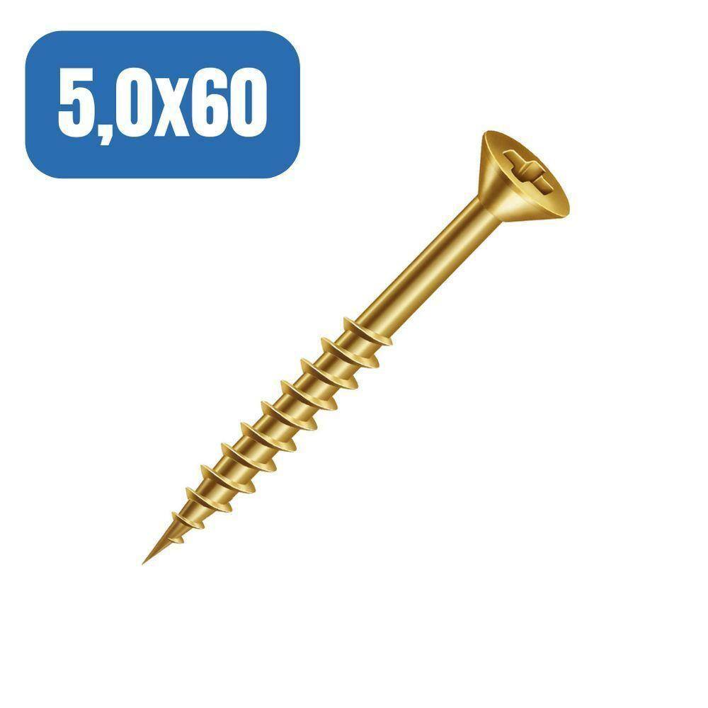 Parafuso Fixer Chato Phillips - Ciser 5,0x60 - 200 Peças