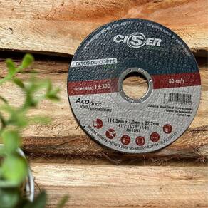 Disco Corte Std Aço/inox 115x1,0x22mm - Ciser