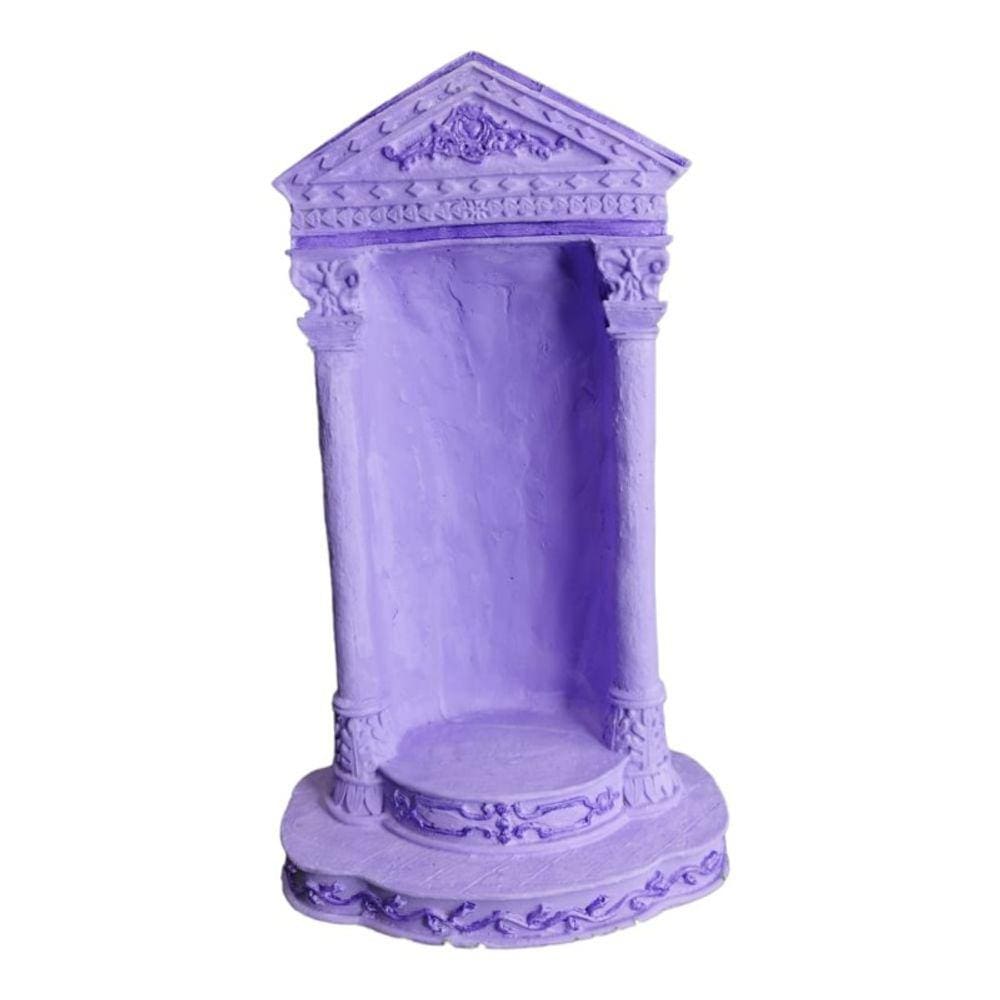 Oratório para Altar Lilás 24 cm em Resina