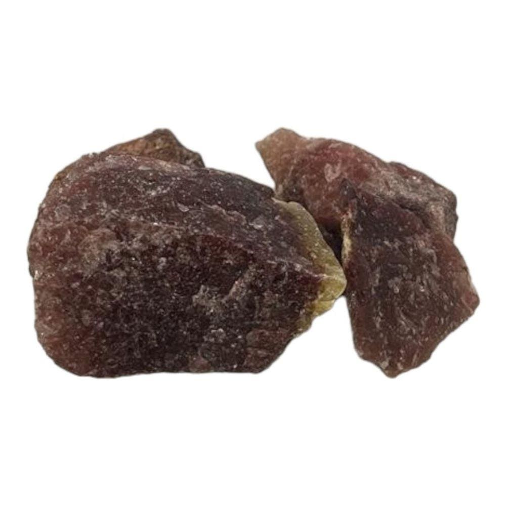 Pedra Natural Calcita Bruta Vermelha 200 g