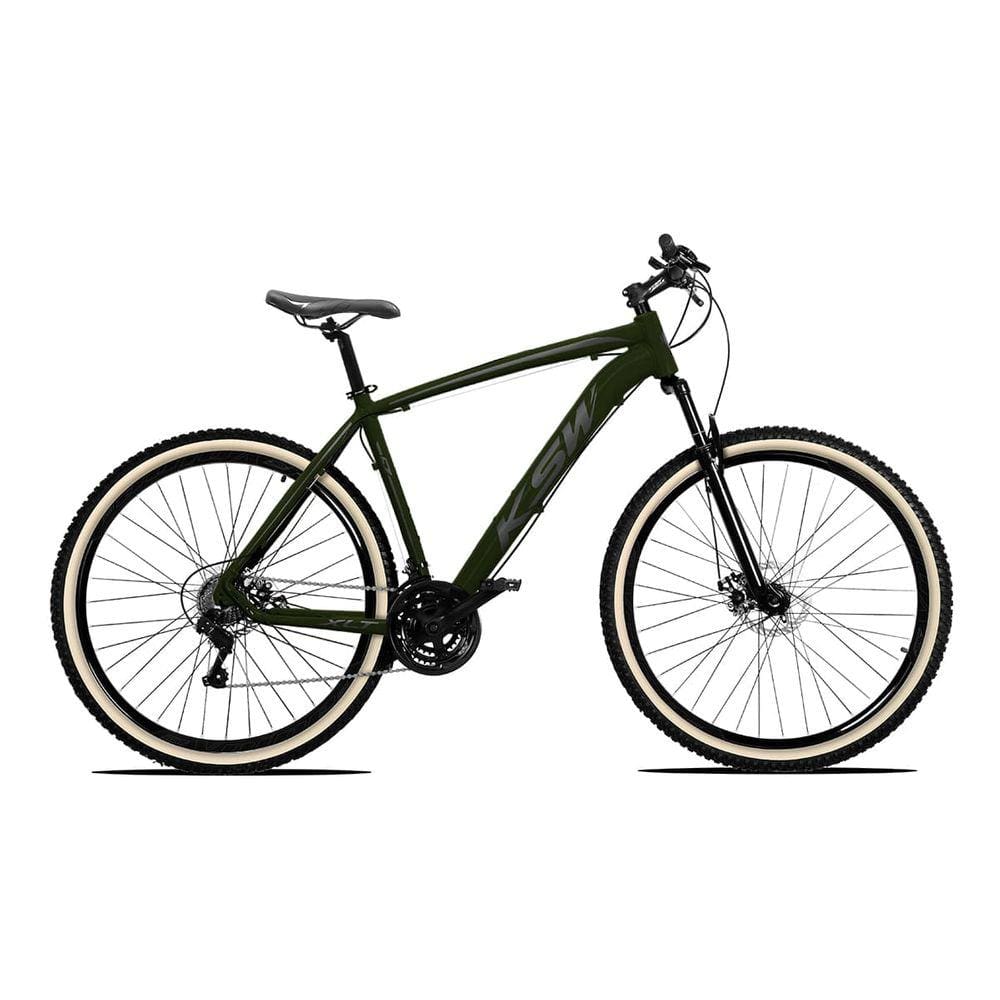 Bicicleta MTB Aro 29 KSW 27v Freio Hidráulico Cubos K7