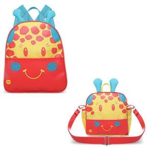 Kit 2 Peças Mochila e Lancheira Girafinha Cor Amarelo