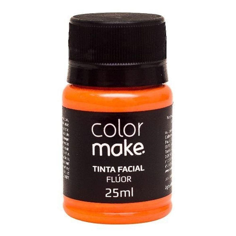 Tinta Facial Neon Laranja - 25ml